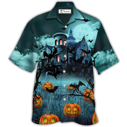 Hawaiian Shirt / Adults / S Halloween Night Dark Pumpkin - Hawaiian Shirt 