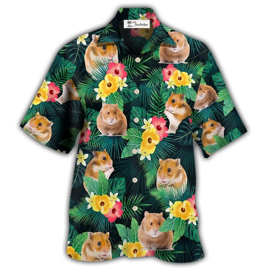 Hawaiian Shirt / Adults / S Hamster Tropical Summer Vibes - Hawaiian Shirt 