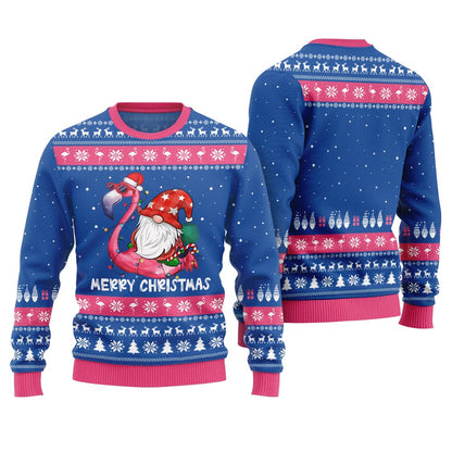 Happy Christmas Flamingo Ugly Sweater
