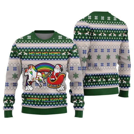 Happy Holigays Ugly Christmas Sweater For Women
