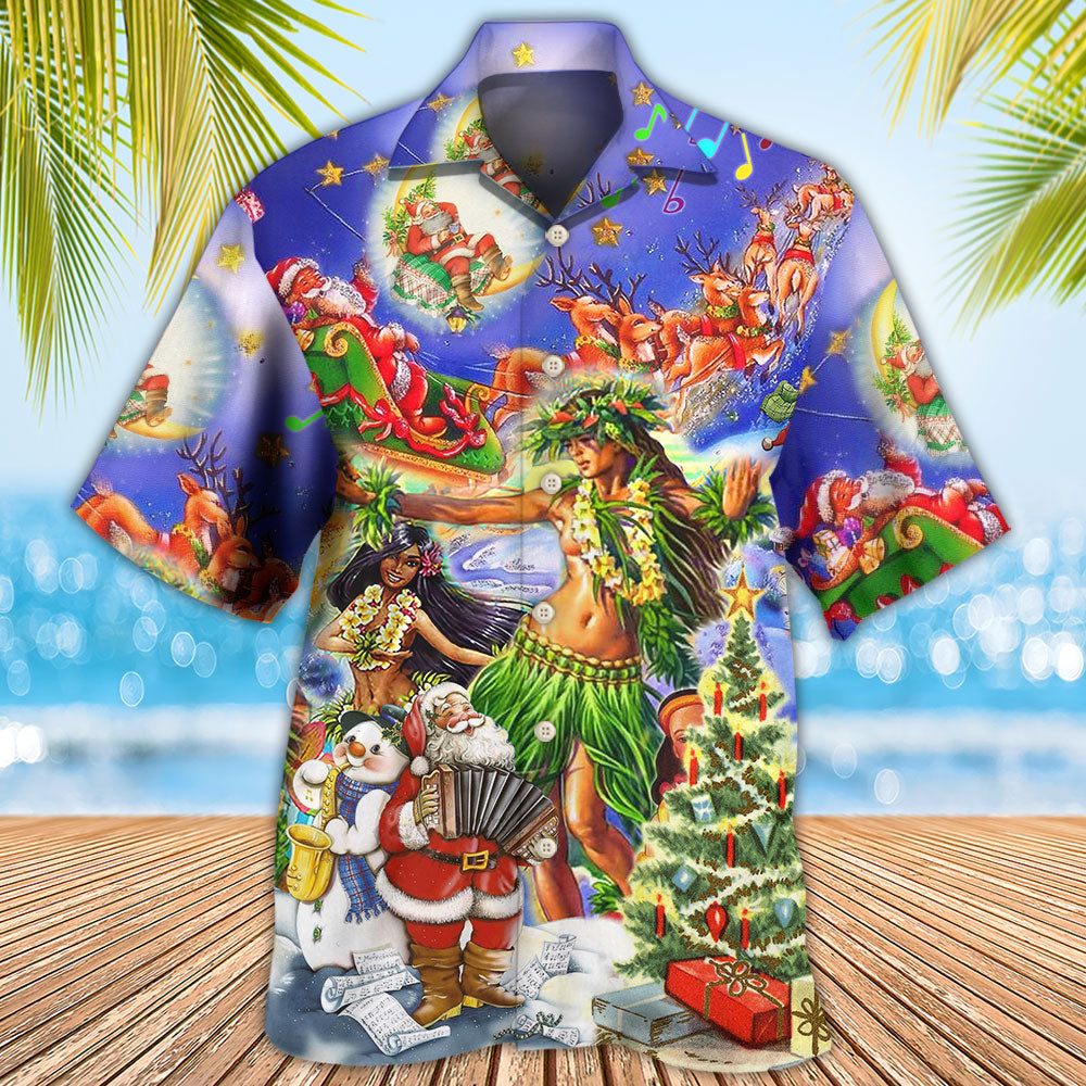 Hawaii The Aloha Merry Christmas - Hawaiian Shirt 