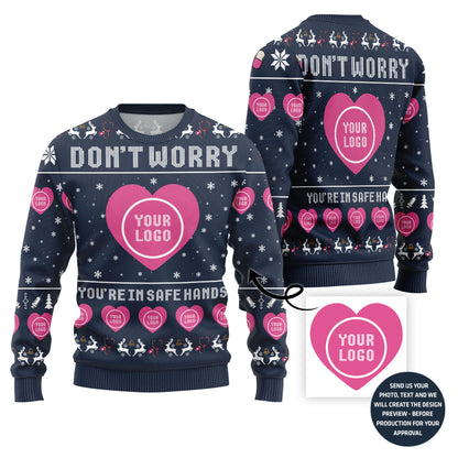 Heartfelt Custom Logo Ugly Christmas Sweater For Doctor