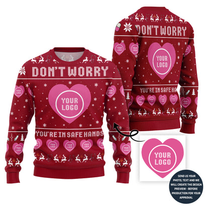 Heartfelt Custom Logo Ugly Christmas Sweater For Doctor