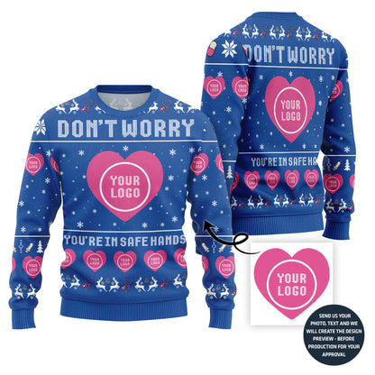 Heartfelt Custom Logo Ugly Christmas Sweater For Doctor