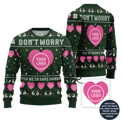 Heartfelt Custom Logo Ugly Christmas Sweater For Doctor