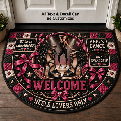 Heels Dance Personalized Half Round Mat | 5To9Vibe