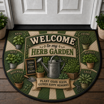 Farm Fresh Locally Grown Welcome Mat - Support Local Farmers Red Truck Doormat - 5to9vibe