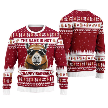 Hilarious Capybara Ugly Xmas Sweater