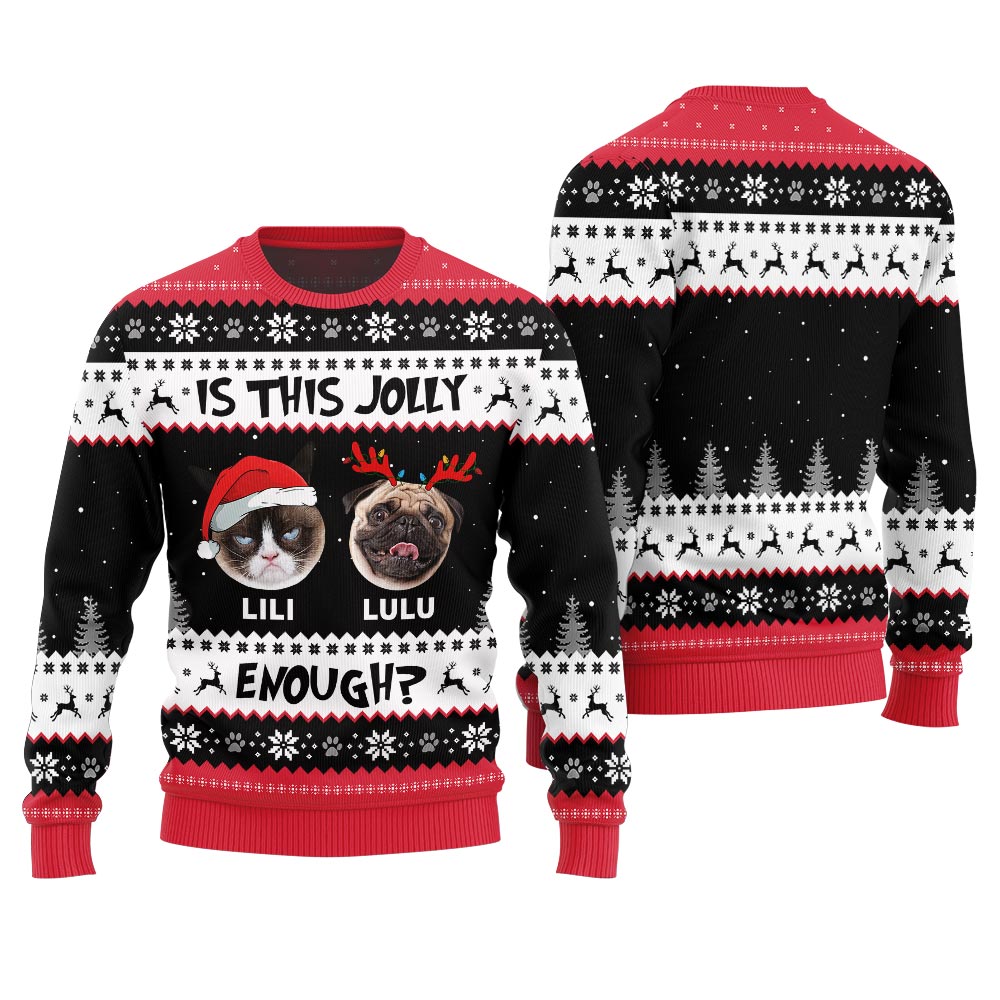 Hilarious Custom Pet Ugly Christmas Sweater