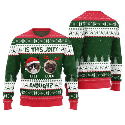 Hilarious Custom Pet Ugly Christmas Sweater