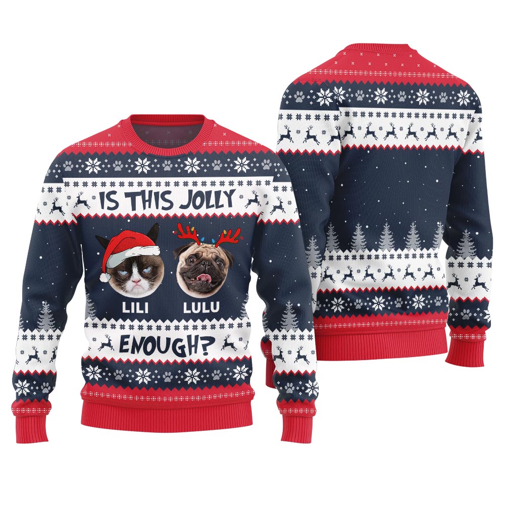 Hilarious Custom Pet Ugly Christmas Sweater