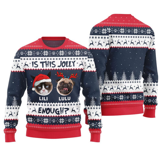 Hilarious Custom Pet Ugly Christmas Sweater