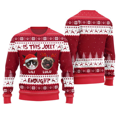 Hilarious Custom Pet Ugly Christmas Sweater