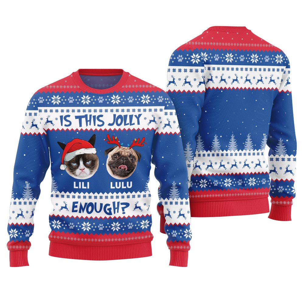 Hilarious Custom Pet Ugly Christmas Sweater