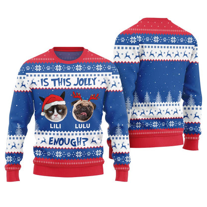 Hilarious Custom Pet Ugly Christmas Sweater
