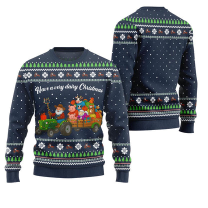 Hilarious Farming Ugly Christmas Sweater