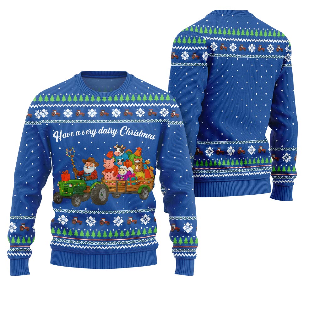 Hilarious Farming Ugly Christmas Sweater