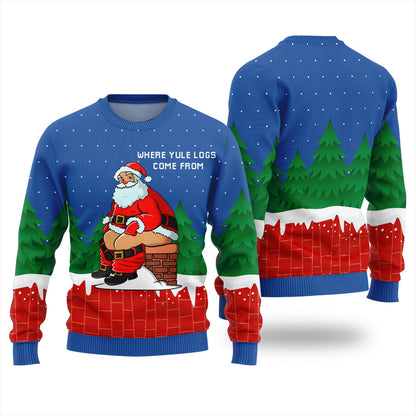 Hilarious Santa Claus Funny Ugly Christmas Sweater