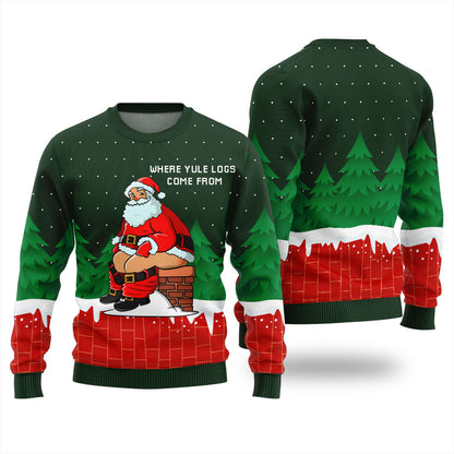 Hilarious Santa Claus Funny Ugly Christmas Sweater