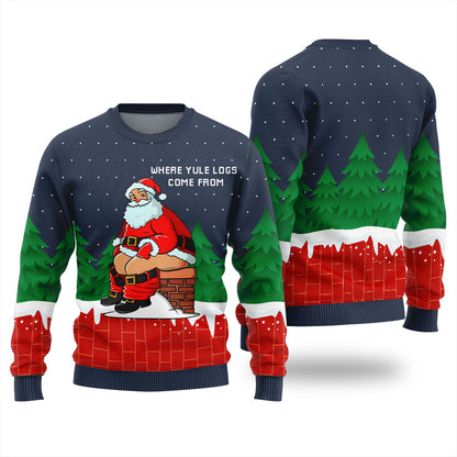 Hilarious Santa Claus Funny Ugly Christmas Sweater
