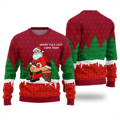 Hilarious Santa Claus Funny Ugly Christmas Sweater