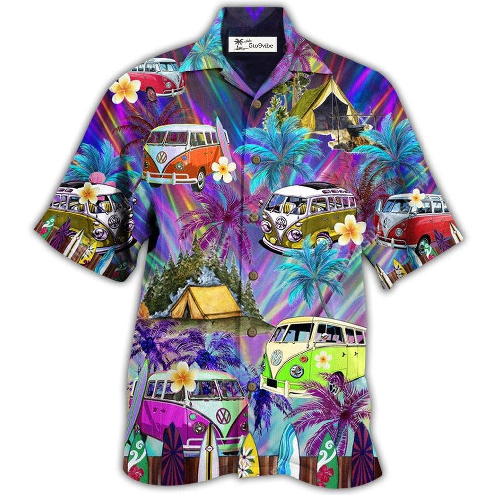 Hawaiian Shirt / Adults / S Hippie Bus Go Every Where Tropical Style - Hawaiian Shirt 
