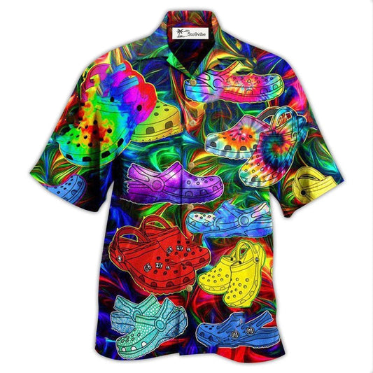 Hawaiian Shirt / Adults / S Hippie If You Ain't Crocin You Ain't Rockin - Hawaiian Shirt 