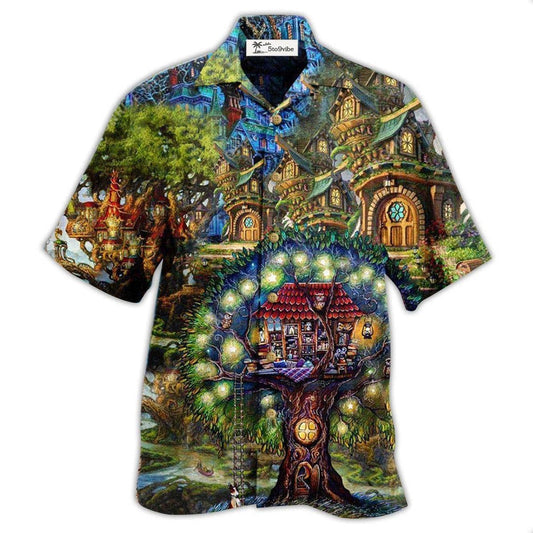 Hawaiian Shirt / Adults / S Hippie My Mysterious Dream Treehouse - Hawaiian Shirt 