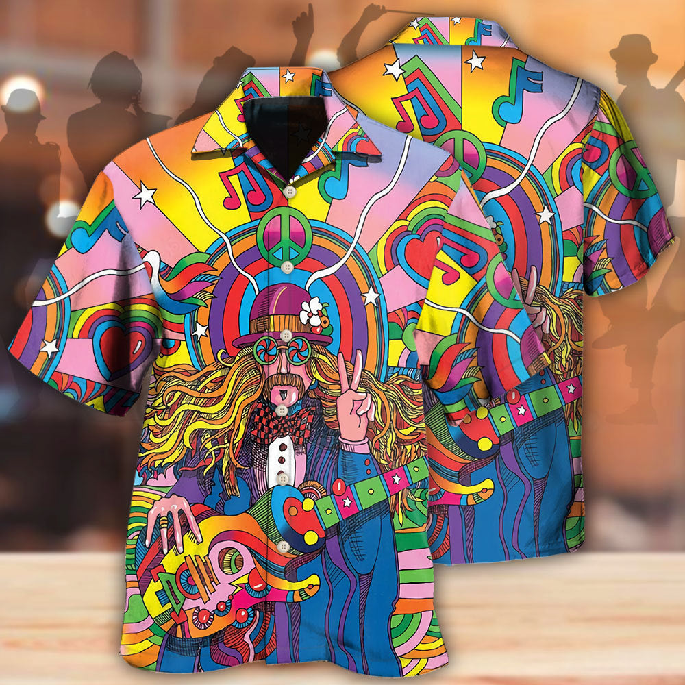 Hippie Rock Music - Hawaiian Shirt 