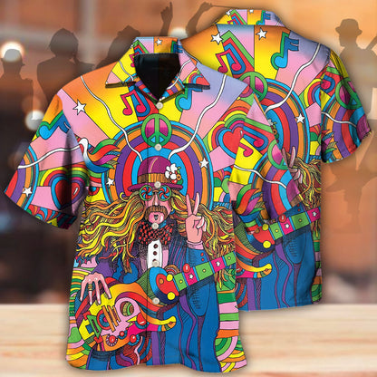 Hippie Rock Music - Hawaiian Shirt 