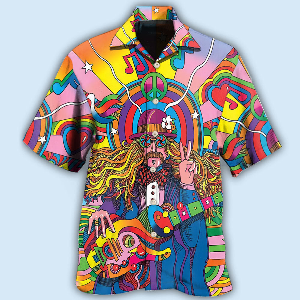 Hippie Rock Music - Hawaiian Shirt 
