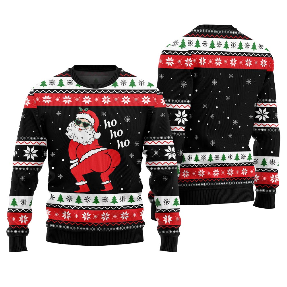 Ho Ho Ho Santa Naughty Xmas Sweater