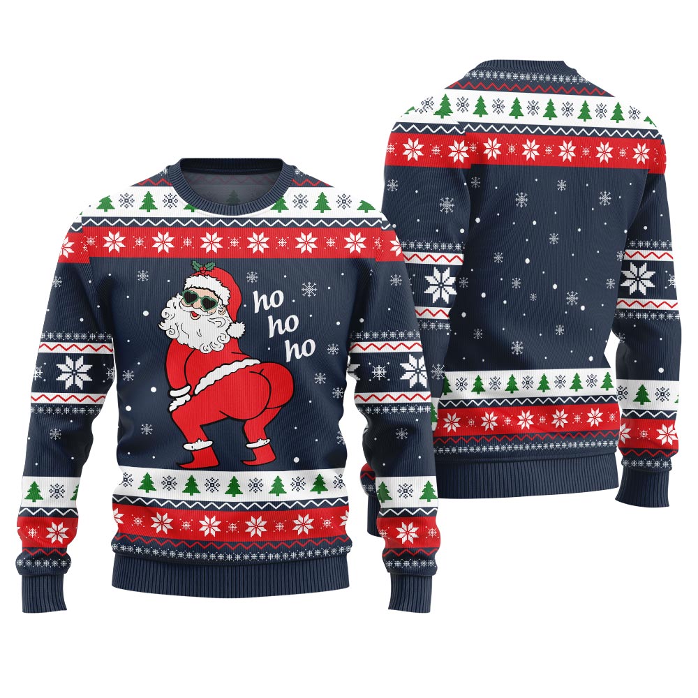 Ho Ho Ho Santa Naughty Xmas Sweater