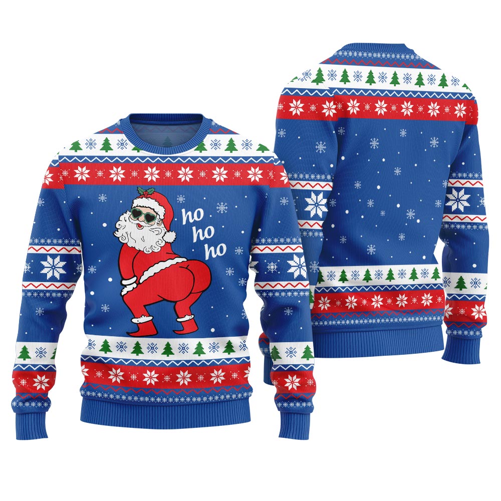 Ho Ho Ho Santa Naughty Xmas Sweater
