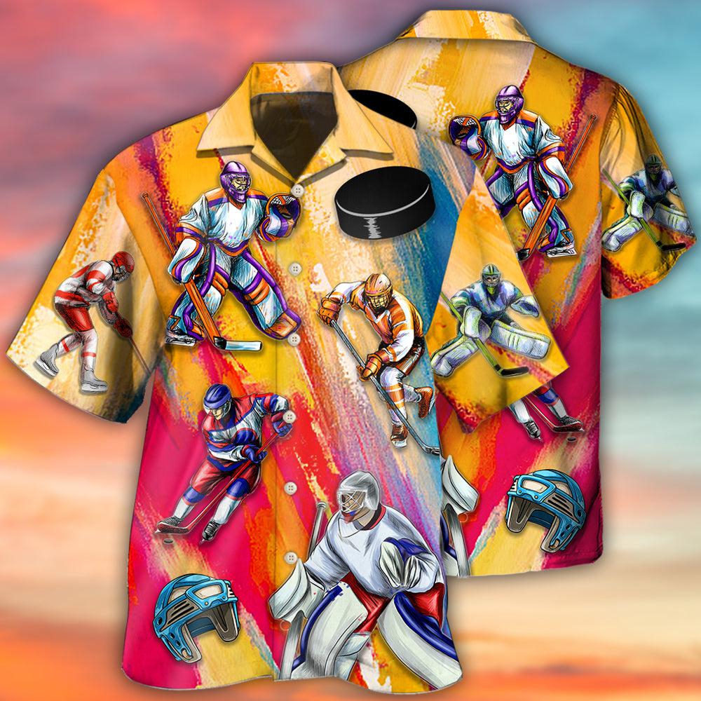 Ice Hockey Life Style - Hawaiian Shirt 