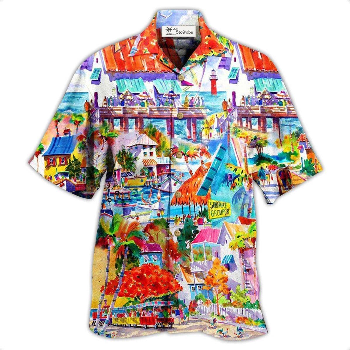 Hawaiian Shirt / Adults / S Holiday Summer Vacation By The Beach - Hawaiian Shirt 