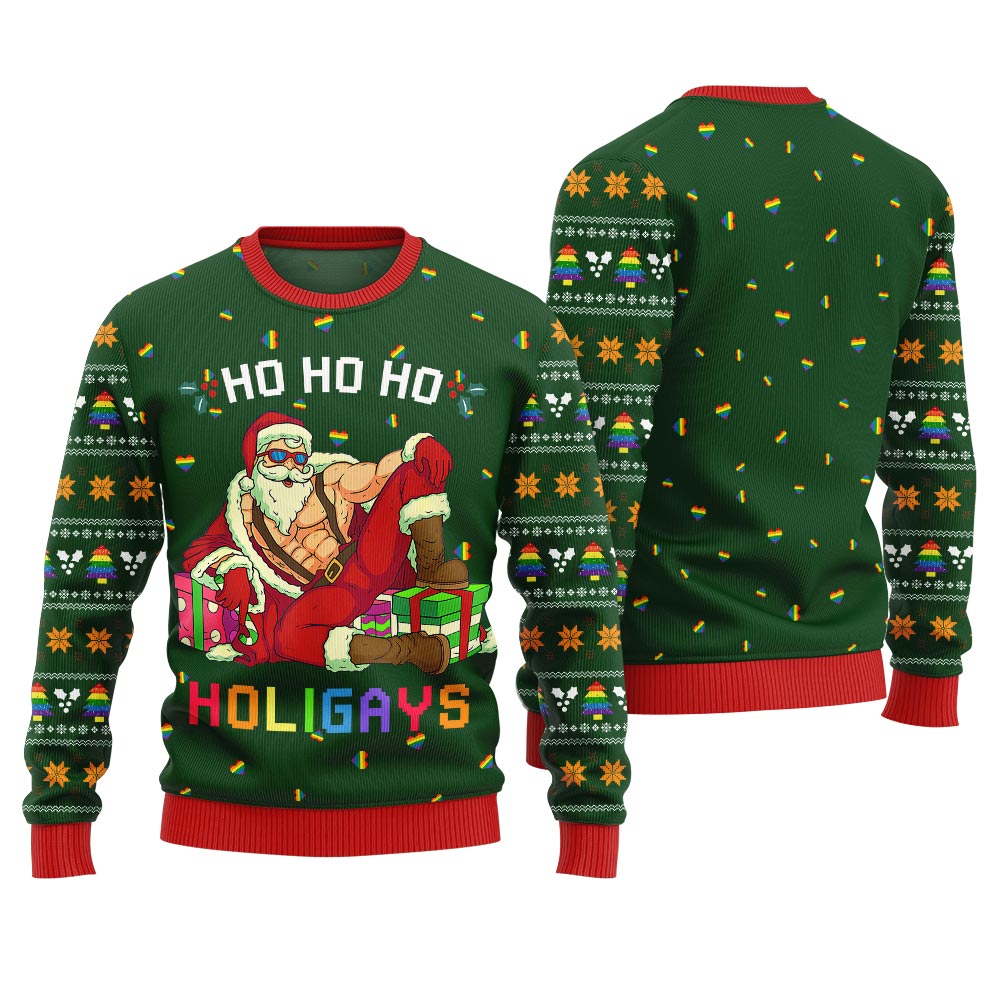 Holigays Funny Christmas Sweater For LGBT