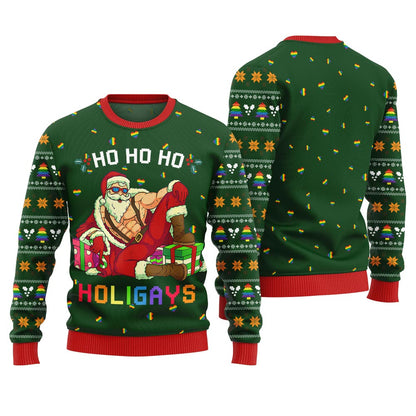 Holigays Funny Christmas Sweater For LGBT