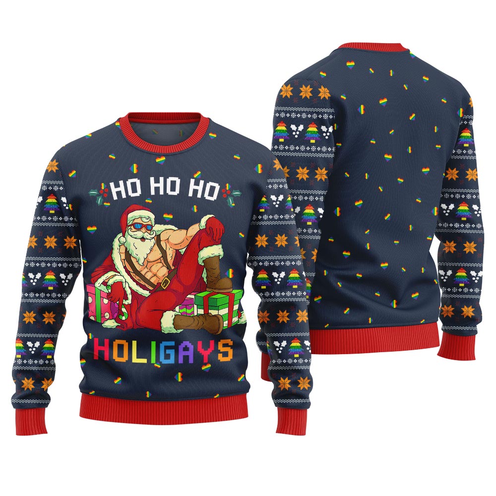 Holigays Funny Christmas Sweater For LGBT