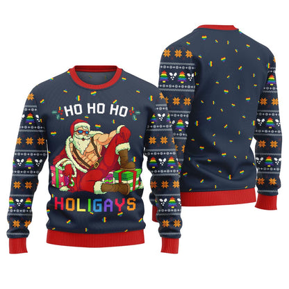 Holigays Funny Christmas Sweater For LGBT