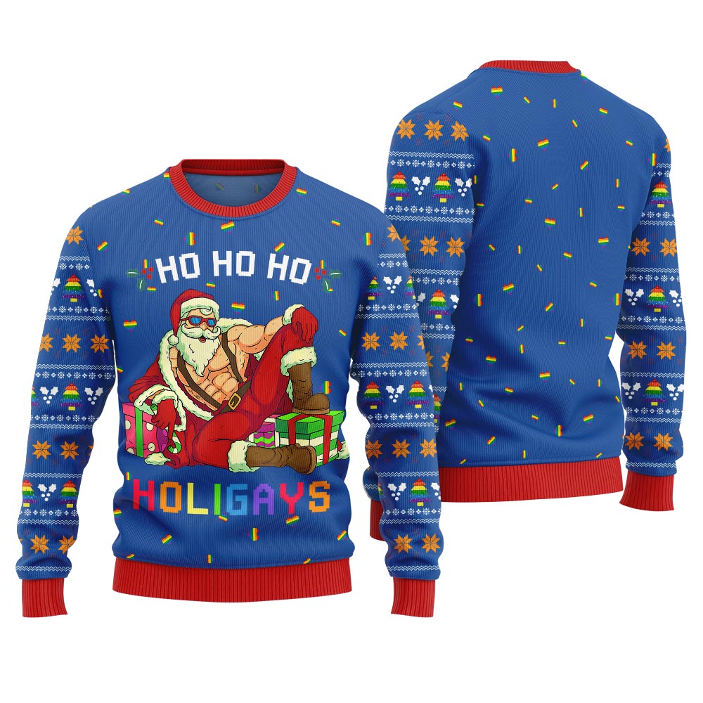 Holigays Funny Christmas Sweater For LGBT