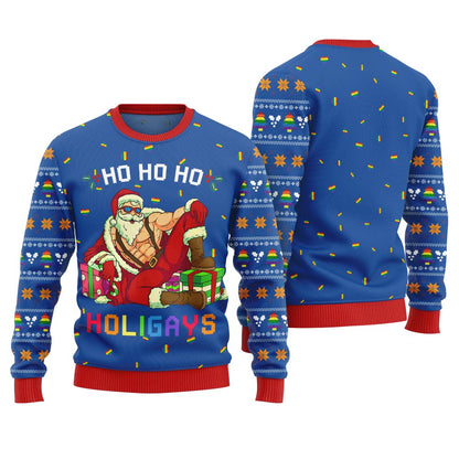 Holigays Funny Christmas Sweater For LGBT