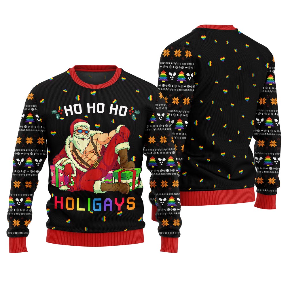 Holigays Funny Christmas Sweater For LGBT