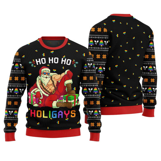 Holigays Funny Christmas Sweater For LGBT