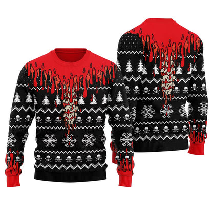 Horror Halloween Ugly Sweater Adults