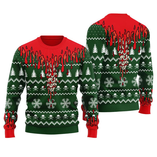 Horror Halloween Ugly Sweater Adults