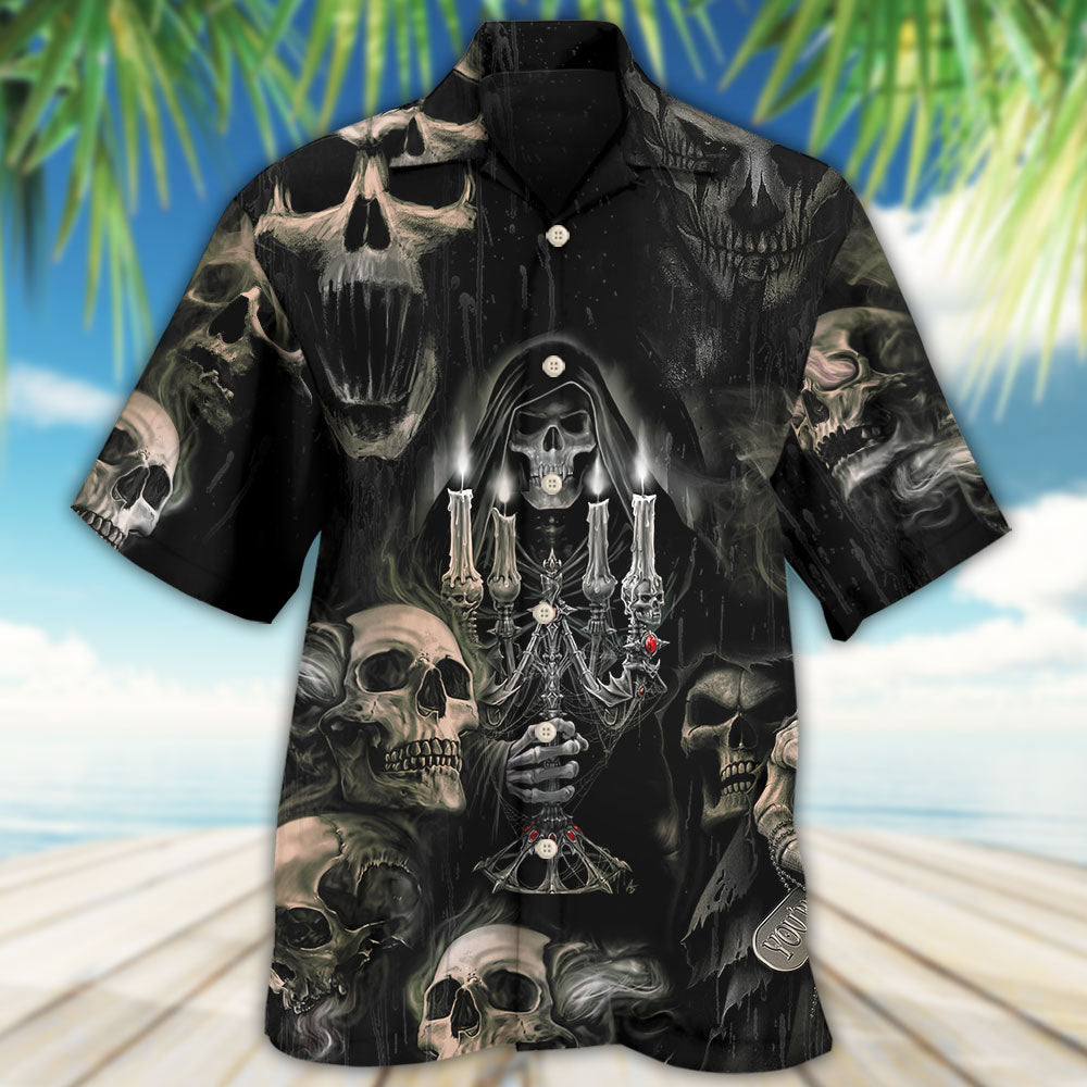 Skull Horror Skull Movies - Hawaiian Shirt 