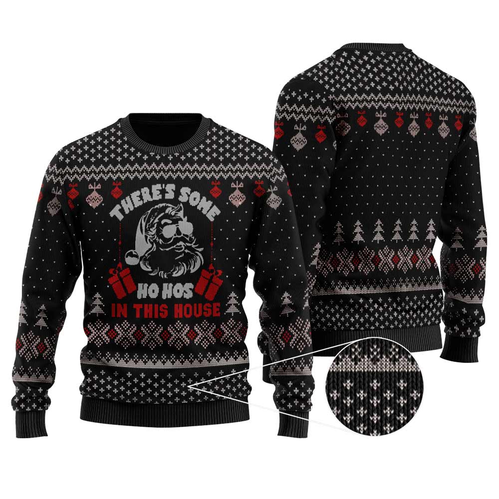 Ho's In This House Christmas SweaterÂ | Men Women Ugly Christmas Sweatshirt - Funny Ugly Christmas Sweater