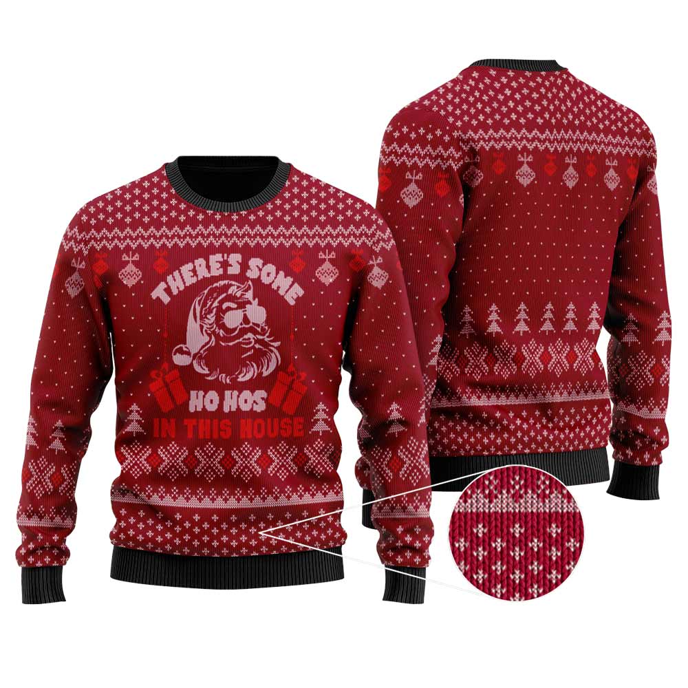 Ho's In This House Christmas SweaterÂ | Men Women Ugly Christmas Sweatshirt - Funny Ugly Christmas Sweater