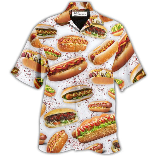Hawaiian Shirt / Adults / S Hot Dog Basic Style - Hawaiian Shirt 